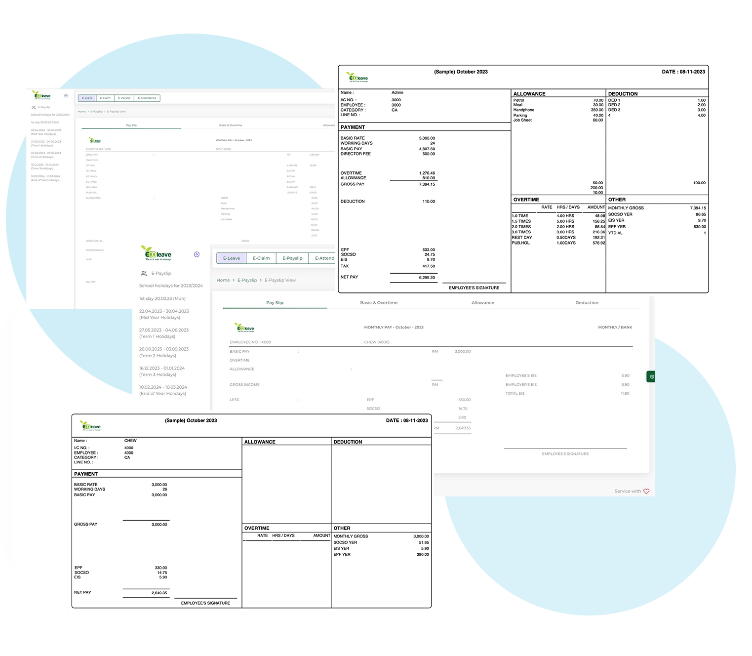 e-payslip format ubs payroll